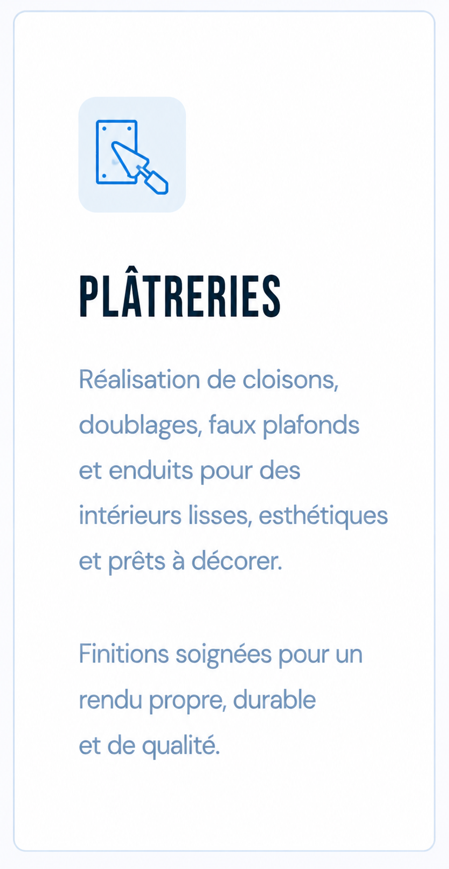 Plâtrerie